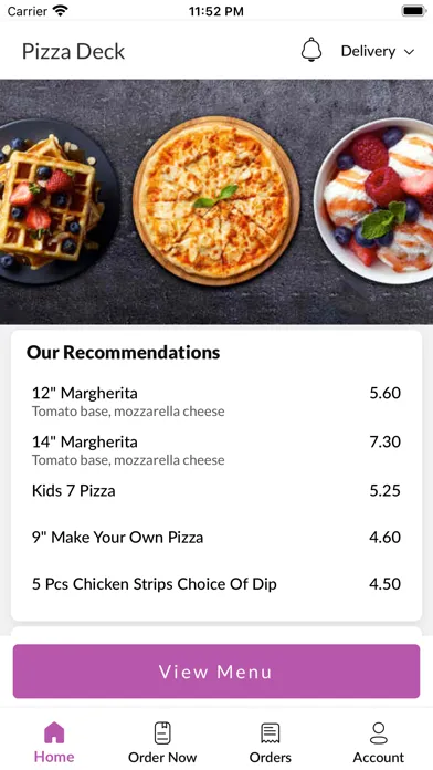 Pizza Deck. 스크린샷