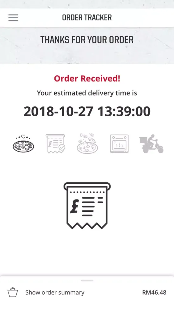 Zrzuty ekranu Pizza Hut Malaysia