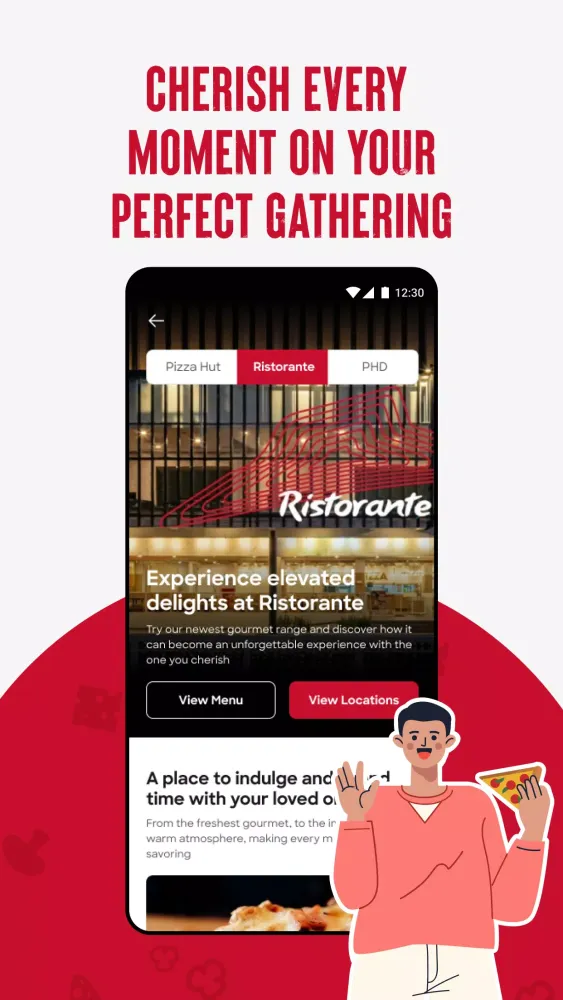 Ảnh chụp màn hình của Pizza Hut Indonesia