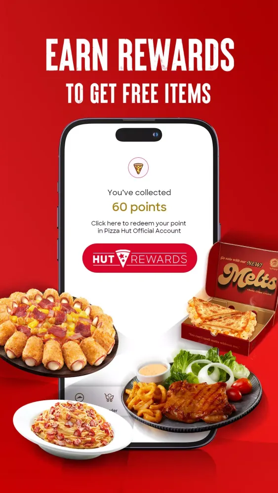Zrzuty ekranu PizzaHut Thailand