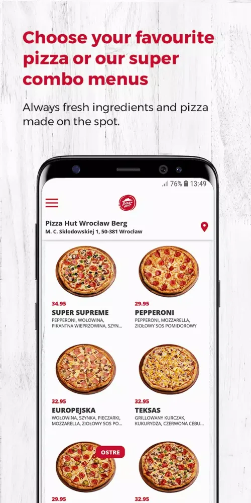 Pizza Hut HU应用截图
