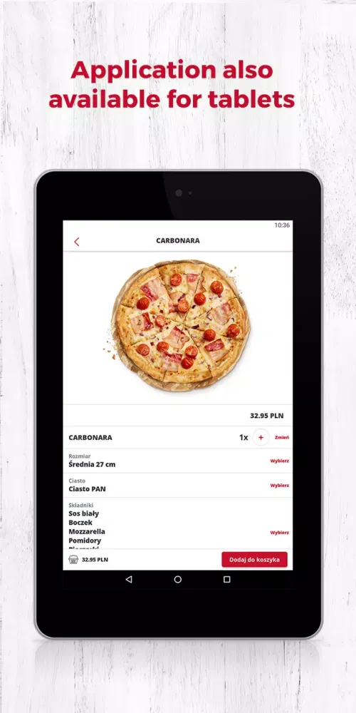 Capturas de pantalla de Pizza Hut PL