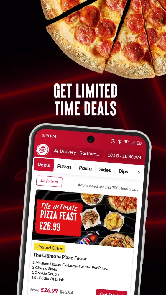 Captures d'écran de Pizza Hut UK Delivery&Takeaway