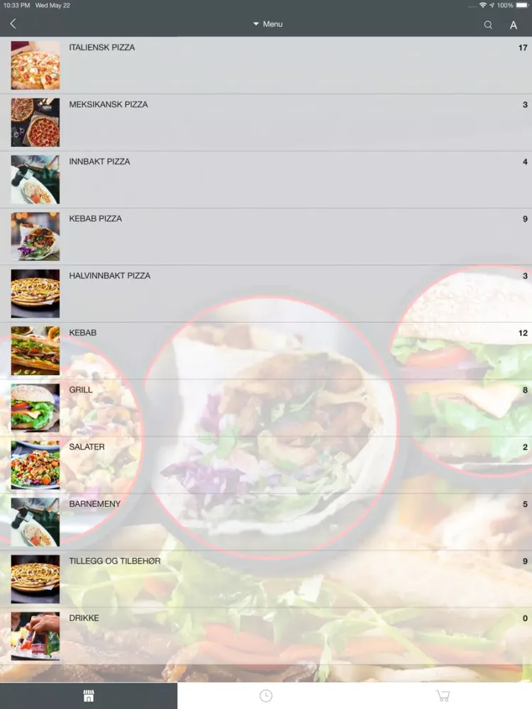 Ảnh chụp màn hình của Pizzakebabhouse iPad 