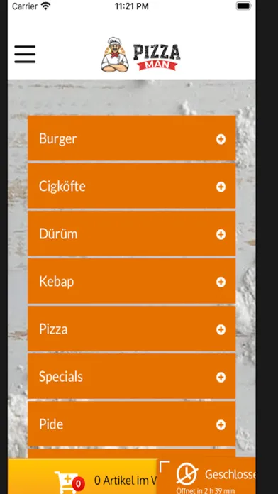 PizzaMan Jenbach Ekran Görüntüleri