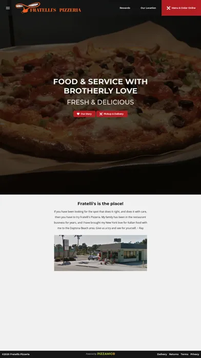 Screenshot di Fratellis Pizza