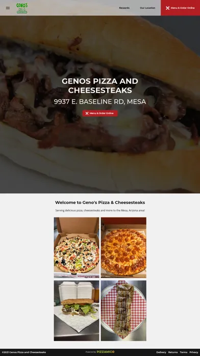 Captures d'écran de Geno's Pizza and Cheesesteaks