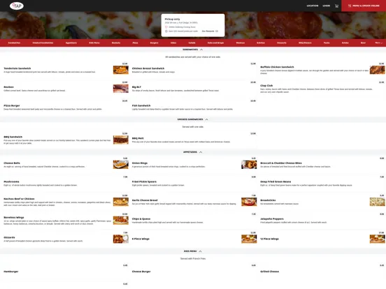 Capturas de tela do Community Tap and Pizza iPad 