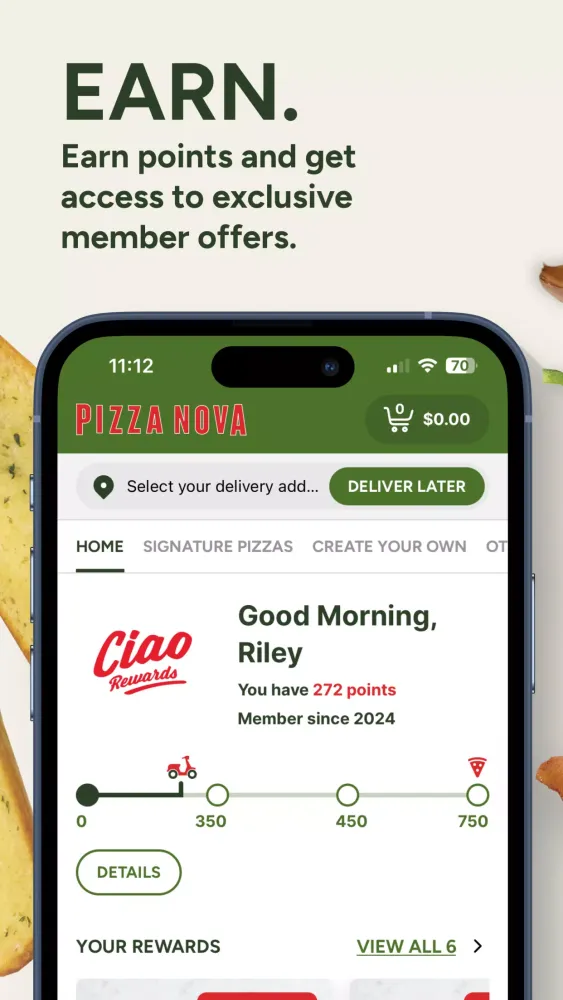 Captures d'écran de Pizza Nova