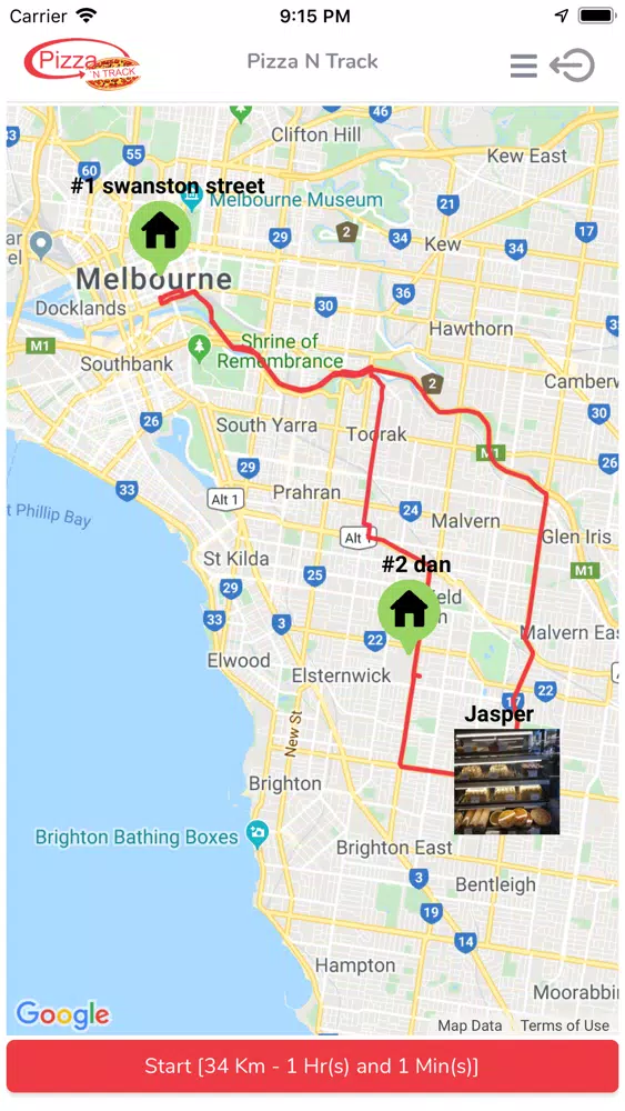 تصاویر Pizza N track
