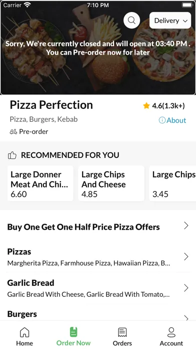 Pizza Perfection. Screenshots