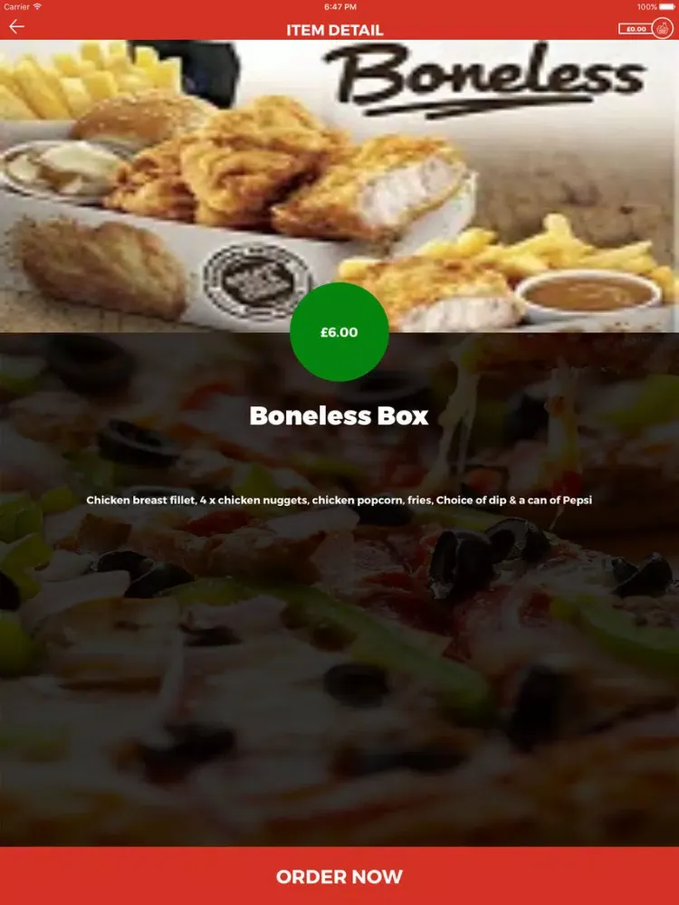 Tangkapan layar PIZZA PIZZA LEEDS iPad 