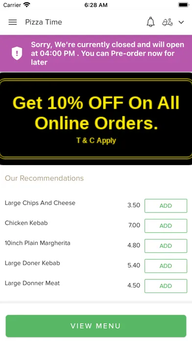Ảnh chụp màn hình của Pizza Time Framwellgate Moor