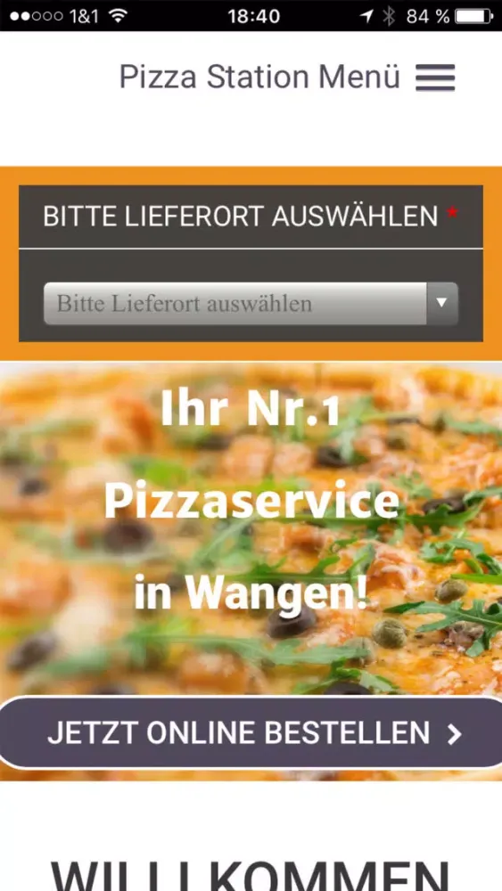 Captures d'écran de Pizza Station Wangen