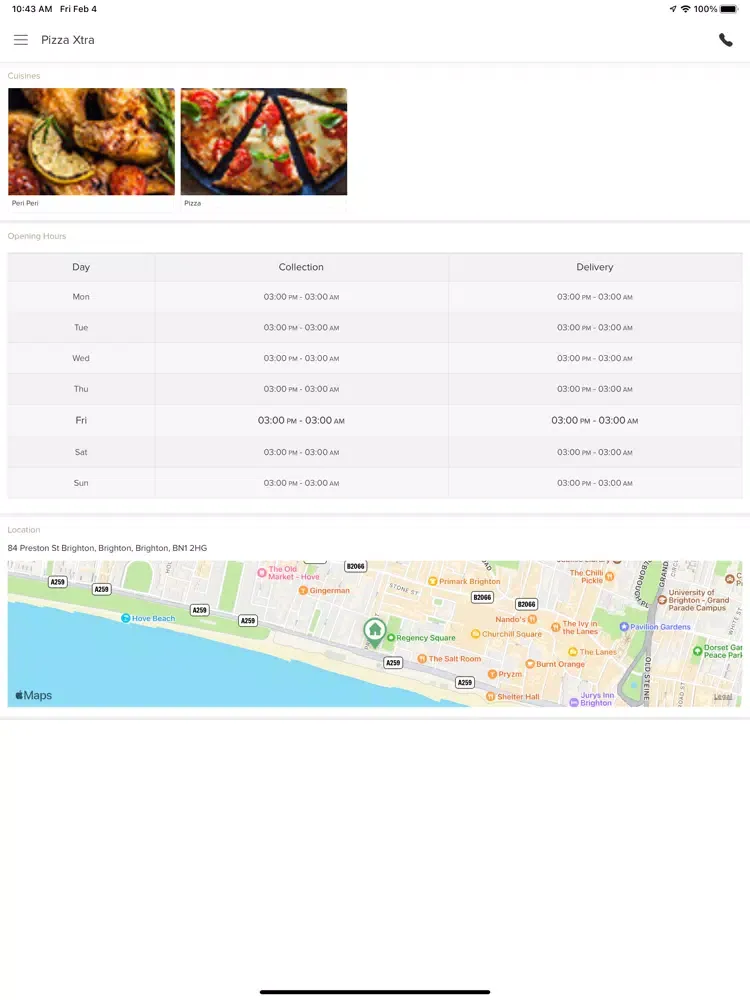Pizza Xtra iPad  سکرین شاٹس