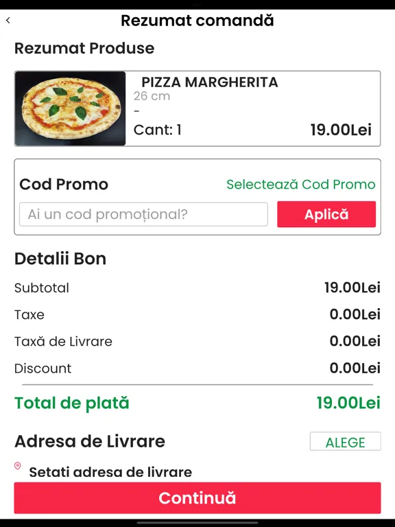 Скриншоты Pizzeria La Misu iPad 
