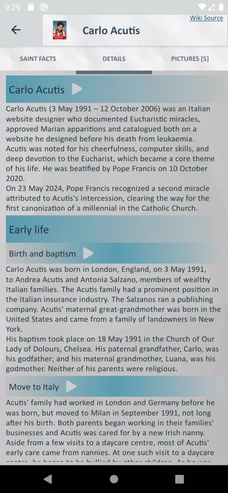 Catholic Saints Screenshots