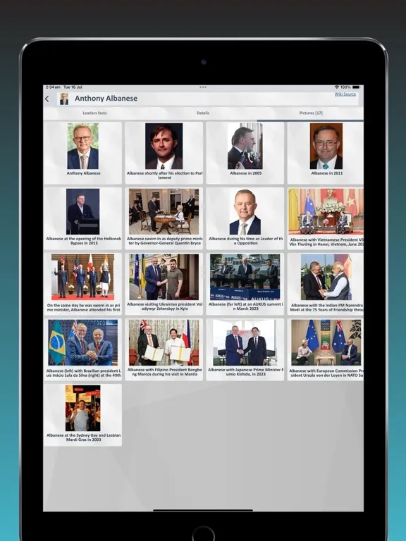 World Leaders Hub iPad 應用截圖