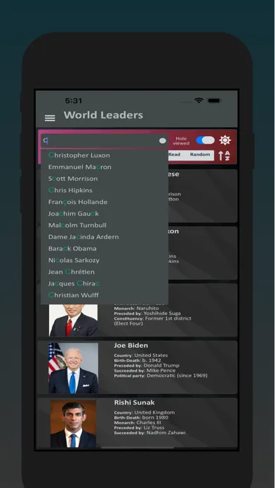 World Leaders Hub應用截圖