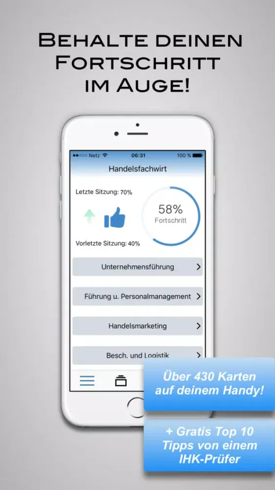 Screenshot di HFW-App