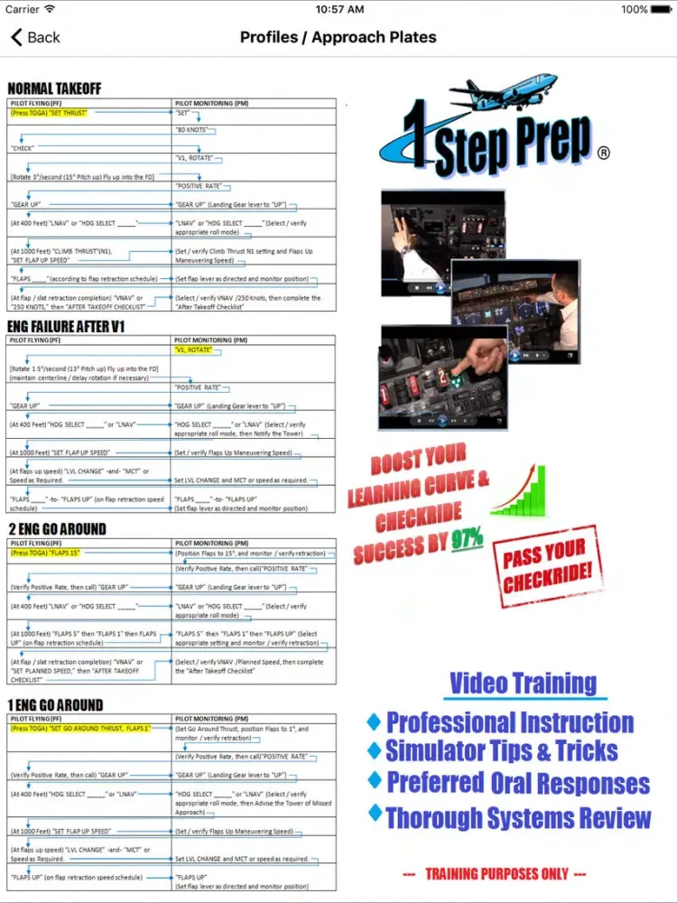 Tangkapan layar 1 Step Prep 737 iPad 
