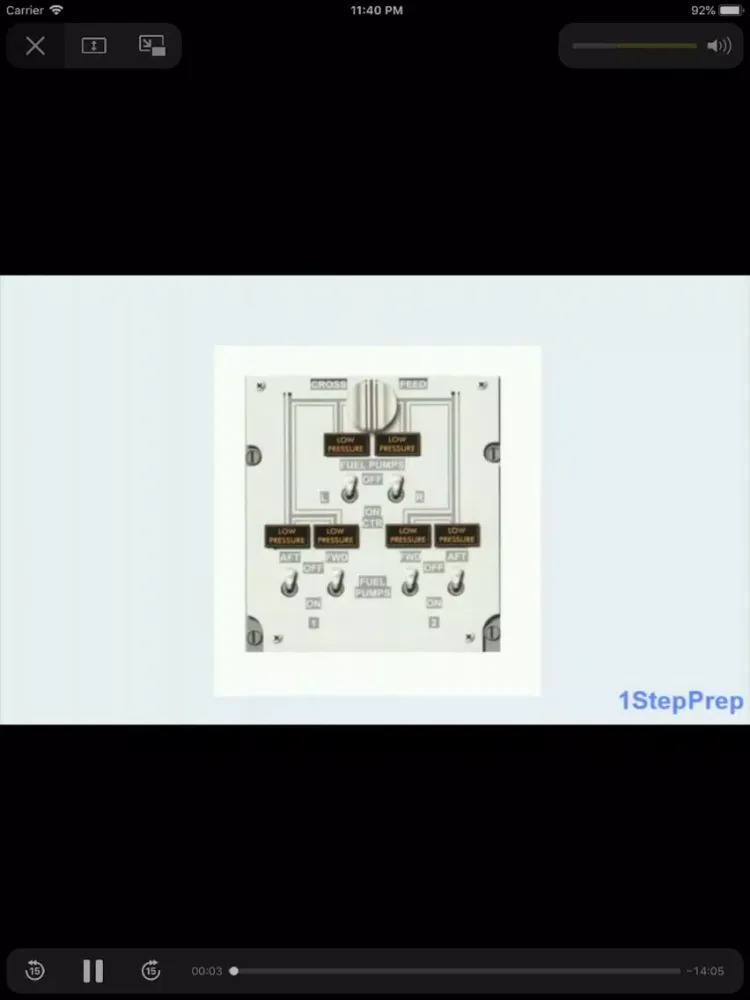 Tangkapan layar 1 Step Prep 737 iPad 