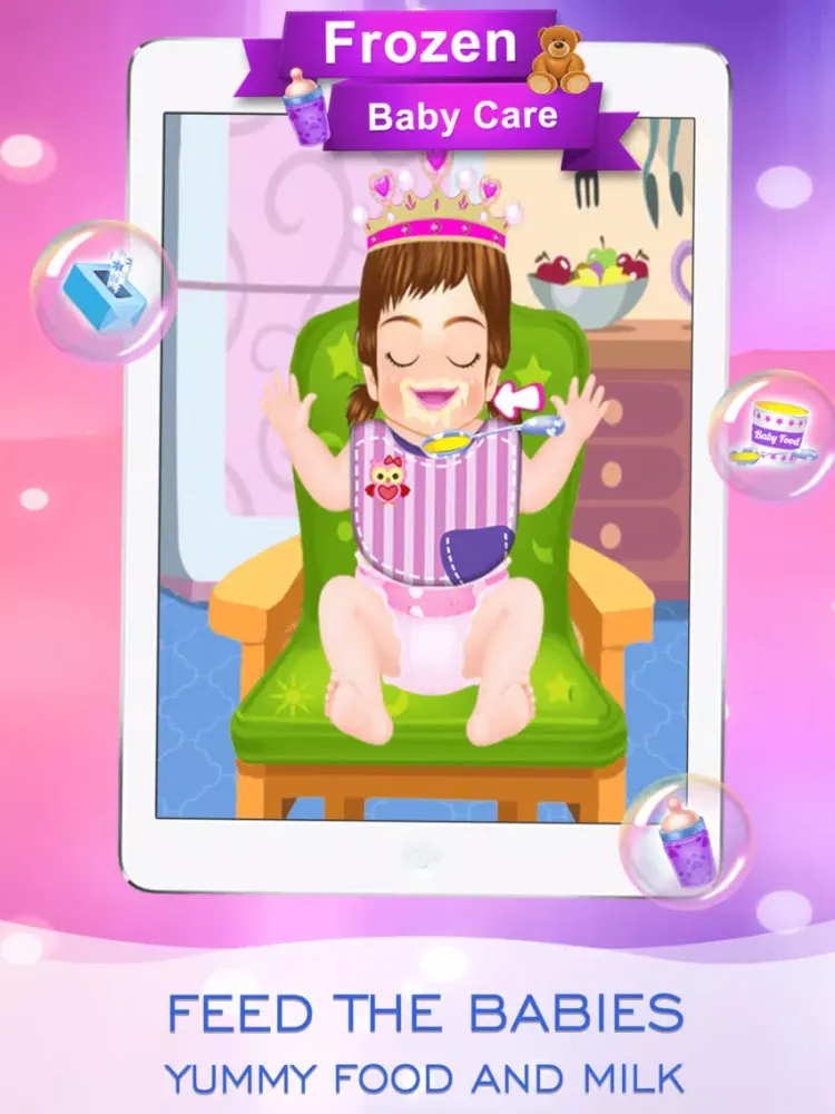 Princess Baby Care iPad 應用截圖