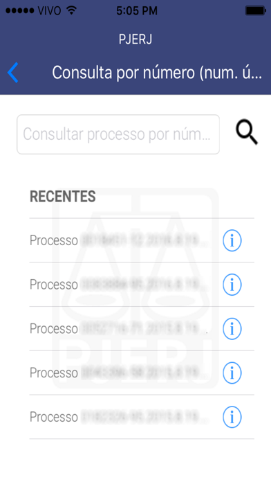 PJERJ - Consulta Processual应用截图