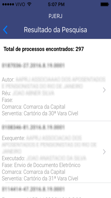 PJERJ - Consulta Processual应用截图