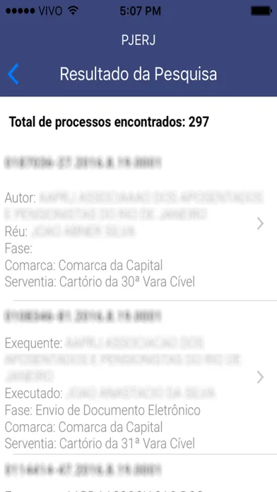 PJERJ - Consulta Processual应用截图