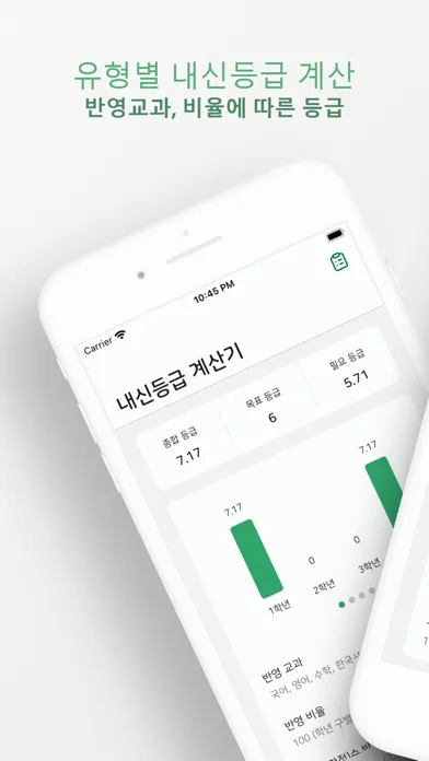 Screenshot di 내신등급 계산기