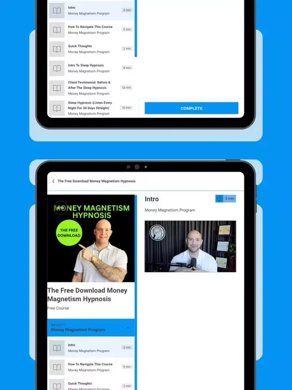Dom The Hypnotist iPad  Screenshots