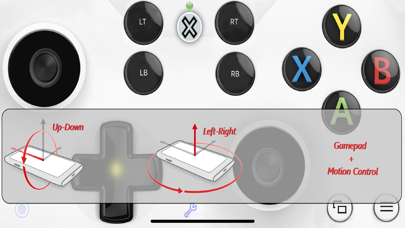 Capturas de tela do VGamepad Lite
