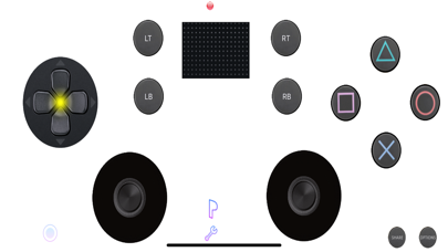 Capturas de tela do VGamepad Lite