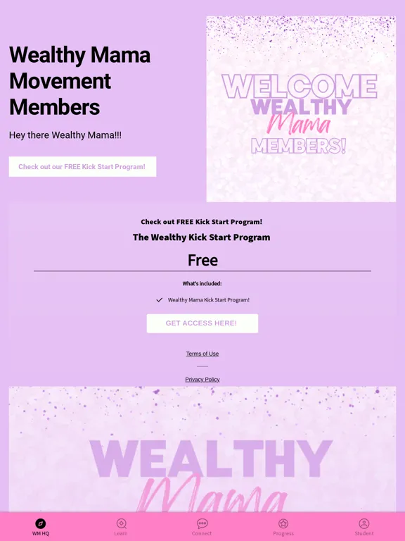 Wealthy Mama iPad  Screenshots