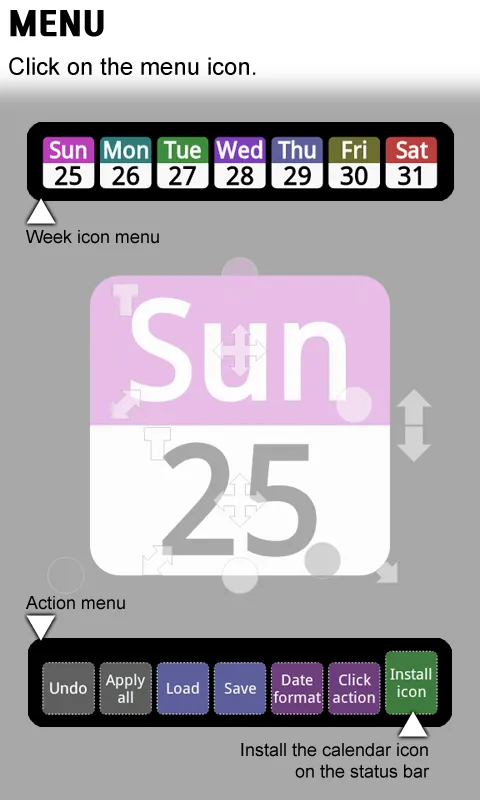 Statusbar Calendar應用截圖