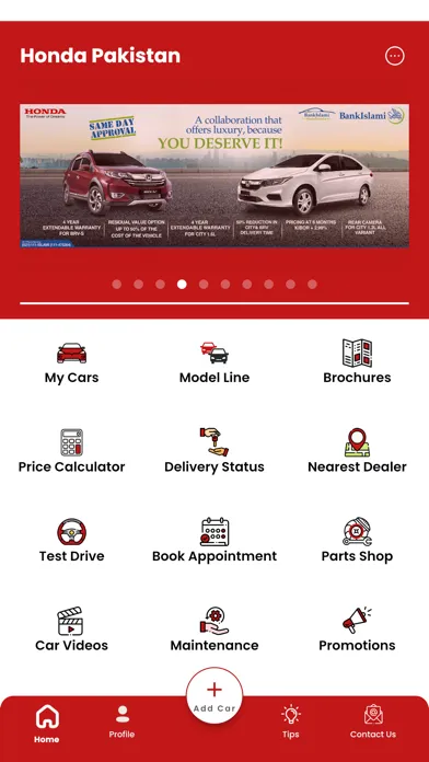 Capturas de pantalla de Honda Atlas Cars Pakistan Ltd