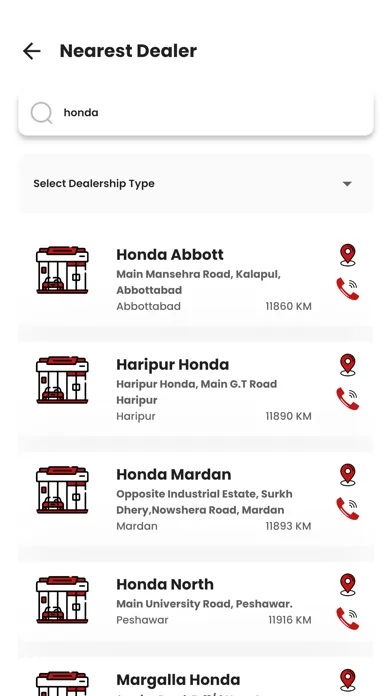 Capturas de pantalla de Honda Atlas Cars Pakistan Ltd
