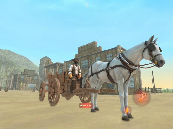 Ride Wild West Cowboy Games 3D iPad  스크린샷