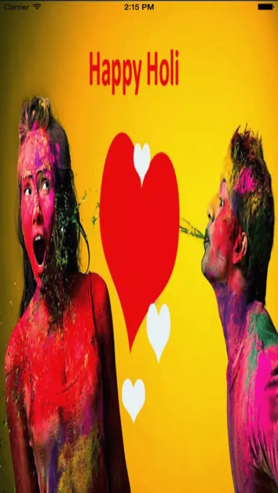 Holi Greeting Cards - Colors of Love Screenshots