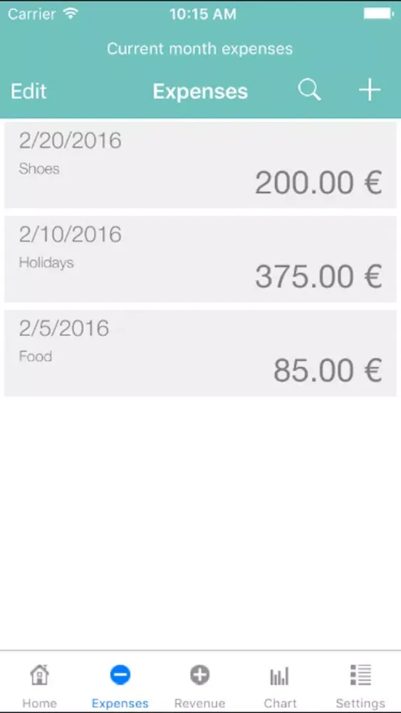Captures d'écran de iMoneyKontrol - Income & Expenses
