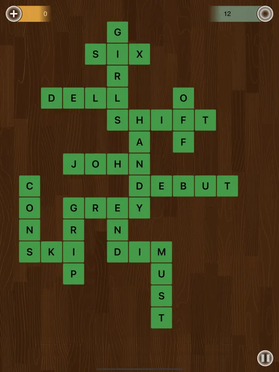 ภาพหน้าจอของ Wordy Tile iPad 