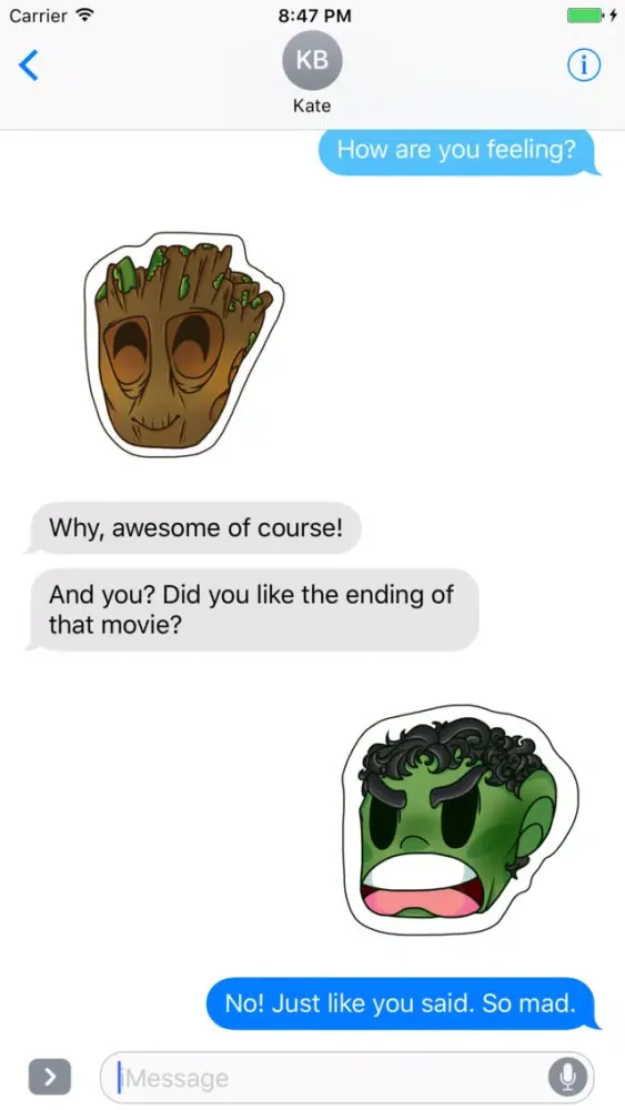 Heroes and Villains Stickers应用截图