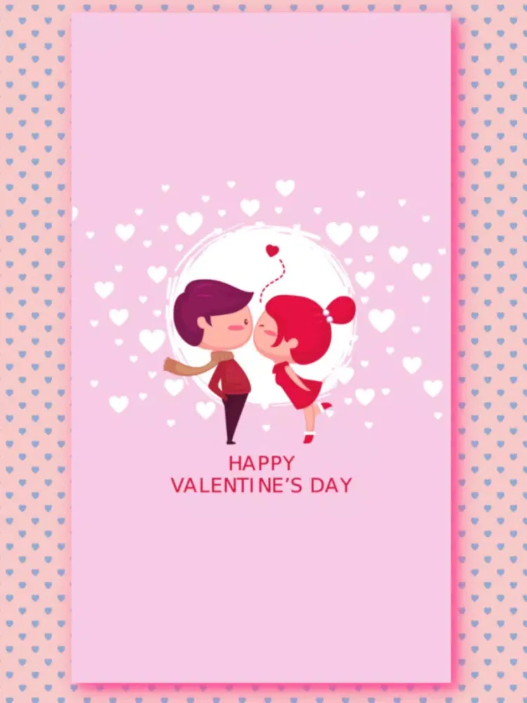 Tangkapan layar Happy Valentine's Day Wishes Card iPad 
