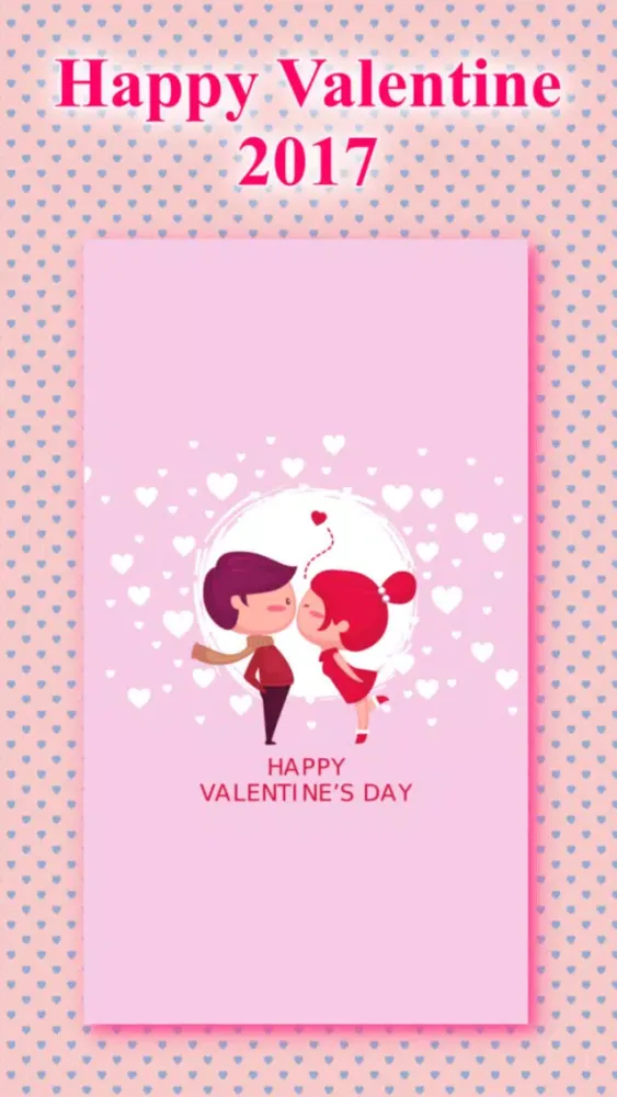 Tangkapan layar Happy Valentine's Day Wishes Card