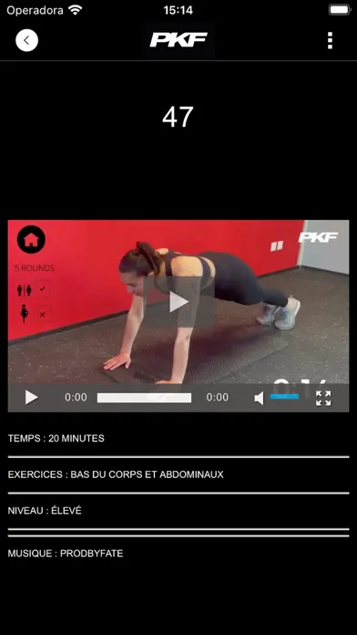 Capturas de tela do PKF Sport