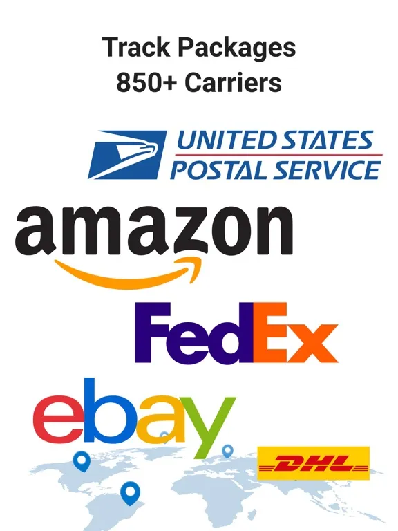 Ảnh chụp màn hình của Package Tracker - pkge Mobile iPad 