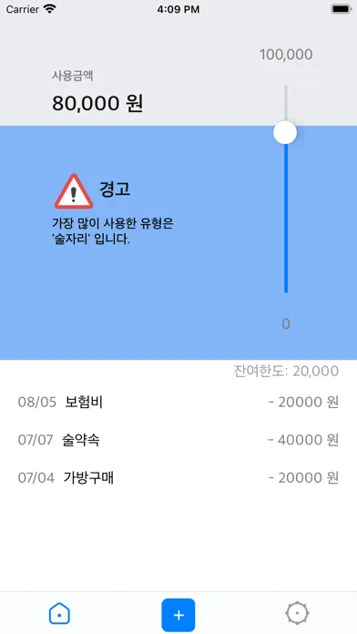 Captures d'écran de AccountBook - 예산안에서 소비하자