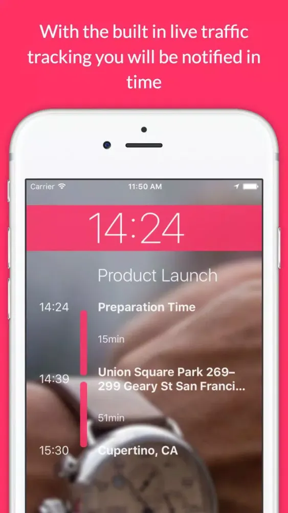 Capturas de pantalla de Traffic Alarm Clock - Always Punctual