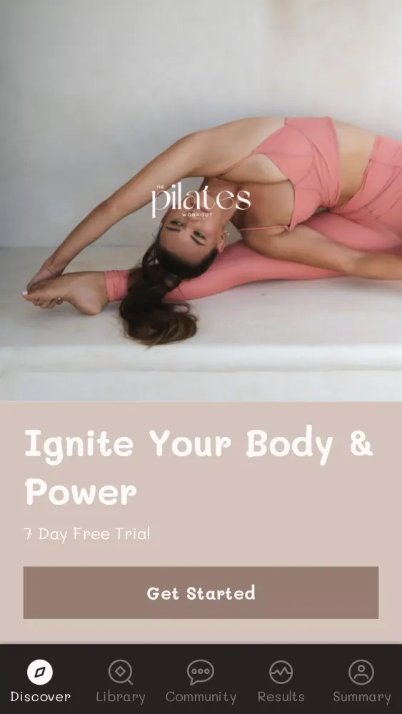 ภาพหน้าจอของ The Pilates Workout